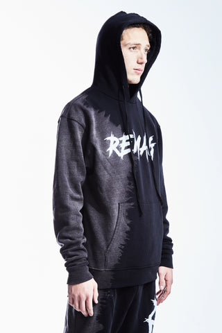 BLACK WAVE HOODIE