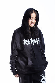 BLACK WAVE HOODIE