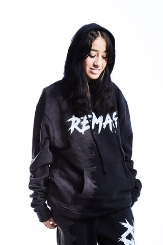 BLACK WAVE HOODIE